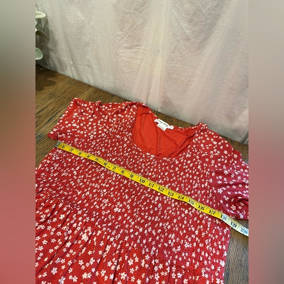 IN EVERY STORY – Red Floral Dress – Size X - Picture 8 of 10